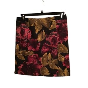 Vera Wang ponte skirt in Fall Colors